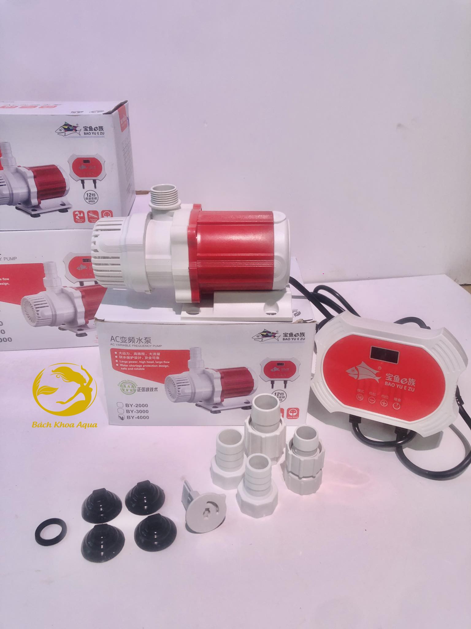 Máy bơm bể cá Baoyu có bảng điều khiển BY-2000 / BY-3000 / BY-4000 / BY-6000 / BY-9000 / BY-12000